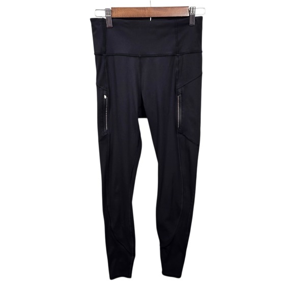 Athleta Pants - Athleta Rainier Tight Black High Rise Full Length Yoga Pants Size Small T